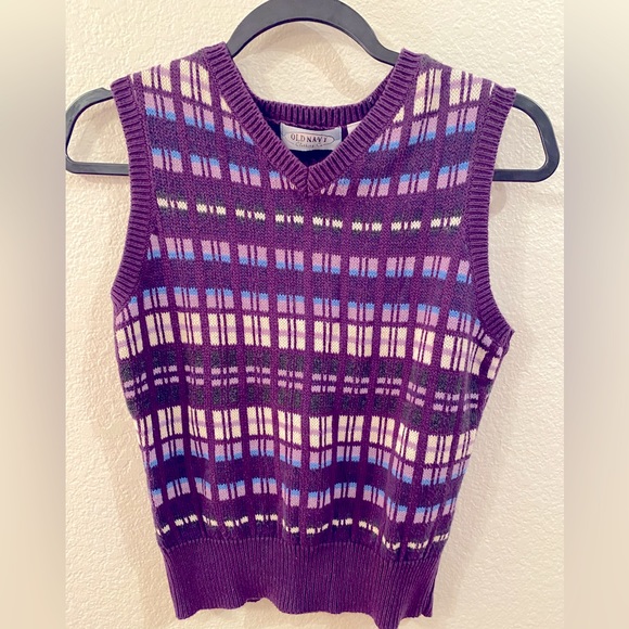 Vintage Old Navy sweater vest; M - Picture 1 of 4